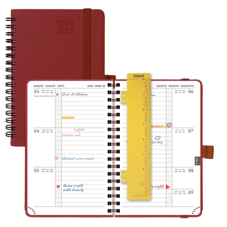 POPRUN 2026-2027 Academic Planner Burgundy