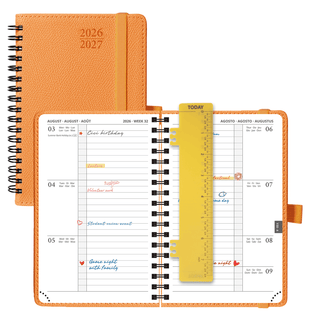 POPRUN 2026-2027 Academic Planner Orange