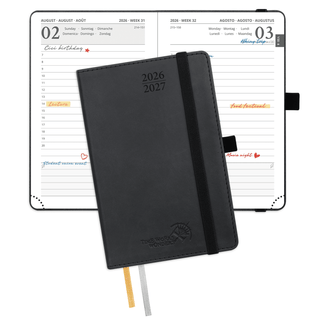 POPRUN 2026-2027 Academic Planner Black