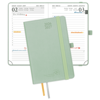 POPRUN 2026-2027 Academic Planner Celadon Green