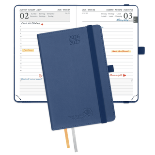 POPRUN 2026-2027 Academic Planner Navy Blue