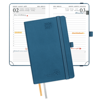 POPRUN 2026-2027 Academic Planner Night Sky Blue