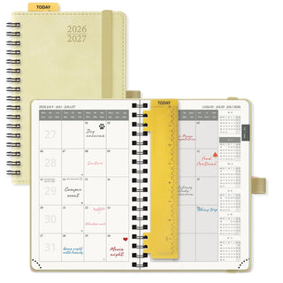 POPRUN 2026-2027 Academic Planner Beige