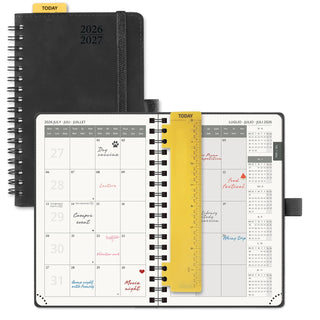 POPRUN 2026-2027 Academic Planner Black