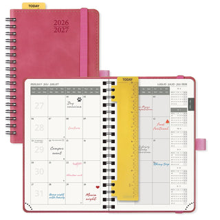 POPRUN 2026-2027 Academic Planner Magenta