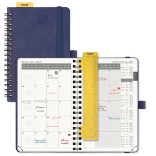 POPRUN 2026-2027 Academic Planner Navy Blue