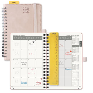 POPRUN 2026-2027 Academic Planner Pink
