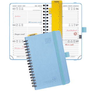POPRUN 2026-2027 Academic Planner Blue