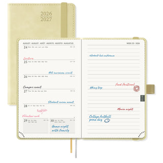 POPRUN 2026-2027 Academic Planner Beige