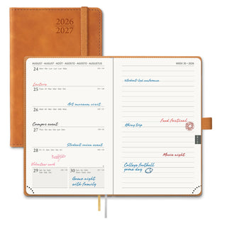 POPRUN 2026-2027 Academic Planner Brown