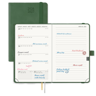 POPRUN 2026-2027 Academic Planner Green