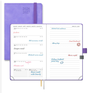 POPRUN 2026-2027 Academic Planner Lilac