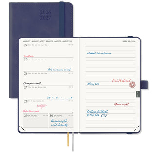 POPRUN 2026-2027 Academic Planner Navy Blue