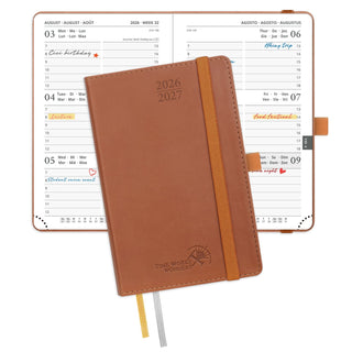POPRUN 2026-2027 Academic Planner Brown