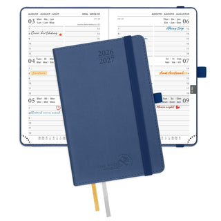 POPRUN 2026-2027 Academic Planner Navy Blue