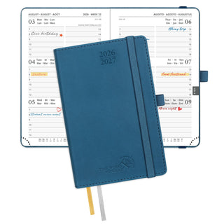 POPRUN 2026-2027 Academic Planner Night Sky Blue