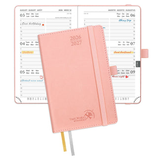POPRUN 2026-2027 Academic Planner Pink