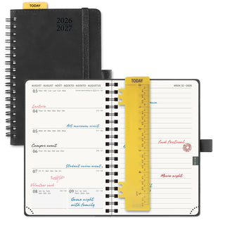 POPRUN 2026-2027 Academic Planner Black