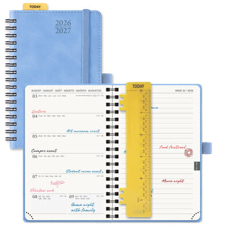 POPRUN 2026-2027 Academic Planner Cerulean Blue