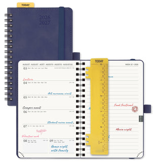 POPRUN 2026-2027 Academic Planner Navy Blue
